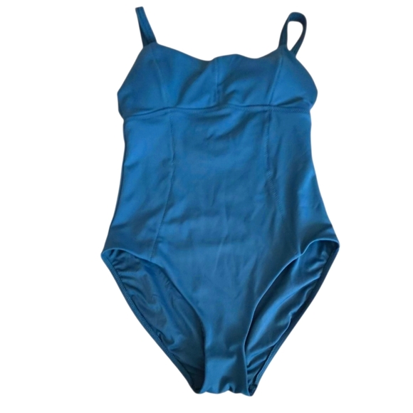 Athleta Sculpted One Piece Swimsuit Oceanic Teal Size Medium - Picture 12 of 14